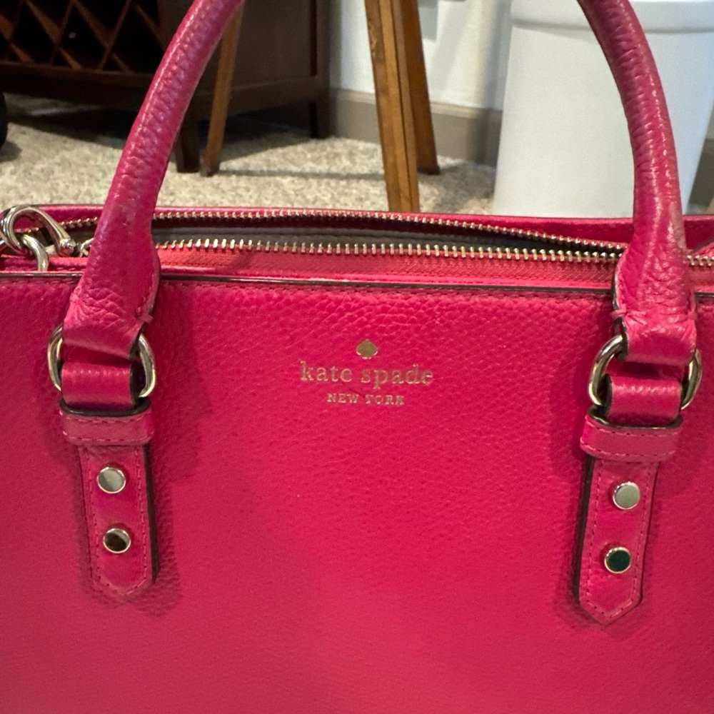 kate spade Fuchsia Leather Satchel